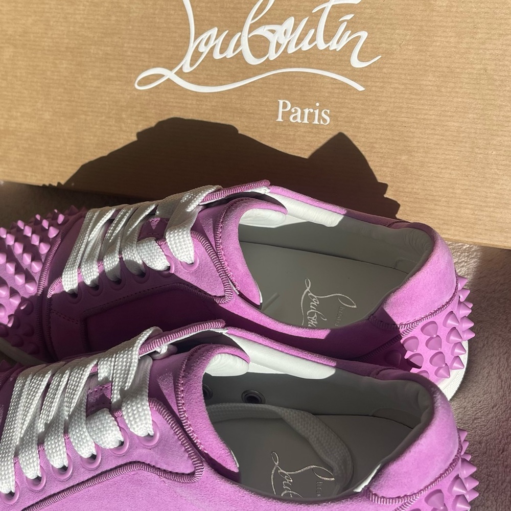 Christian Louboutin Spiked Sneakers VIEIRA 2 ORLATO FLAT - Picture 4 of 10